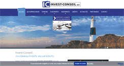 Desktop Screenshot of invest-conseil.be